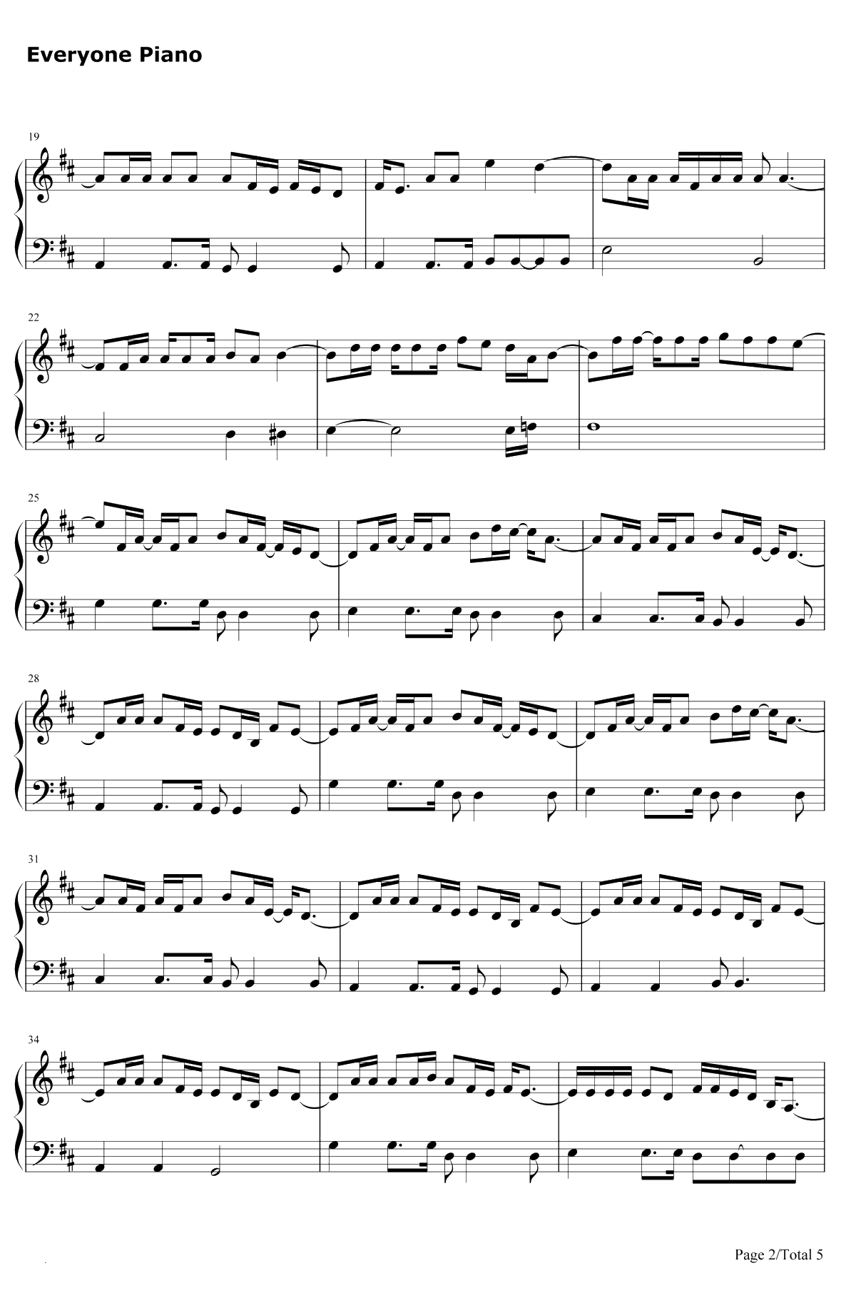 The Man钢琴谱-AloeBlacc2