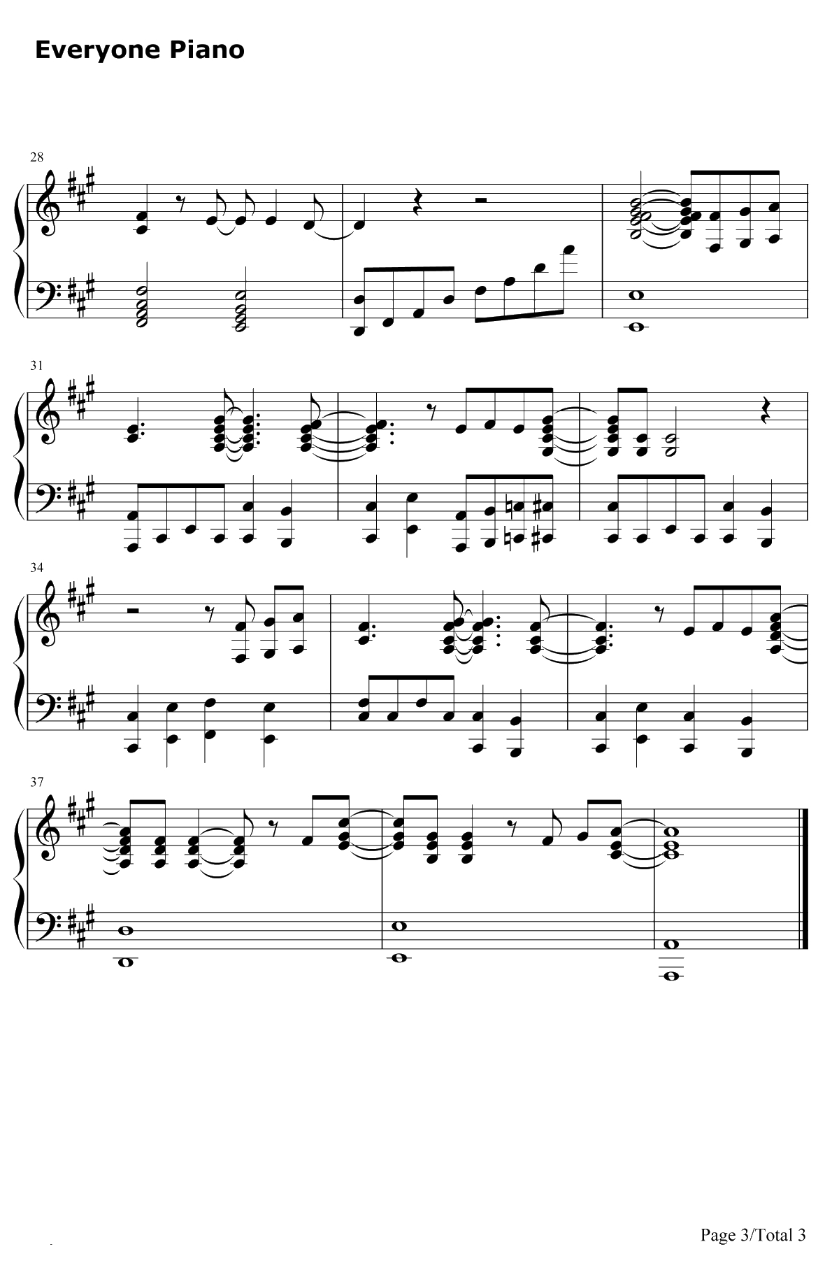 Young Girls钢琴谱-BrunoMars3