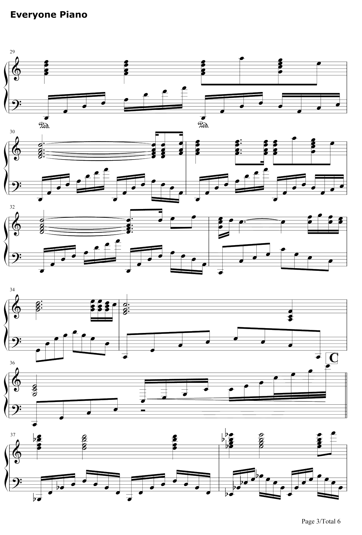 (Everything I Do)Do It for You钢琴谱-布莱恩•亚当斯-罗宾汉主题曲3