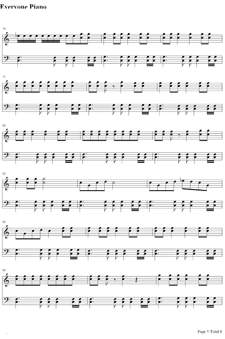 Bottoms Up钢琴谱-TreySongz&NickiMinaj5