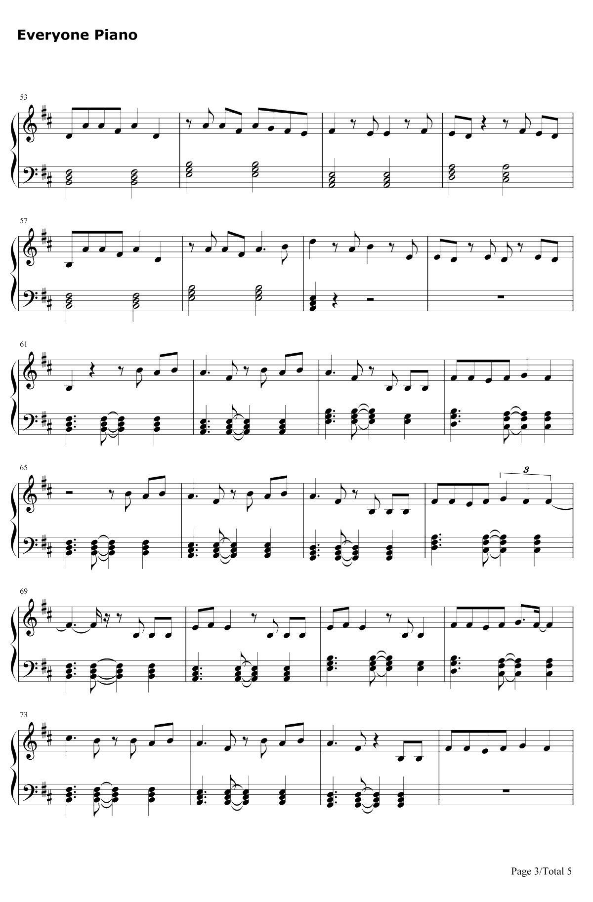 Can't Remember to Forget You钢琴谱-Shakira&Rihanna3