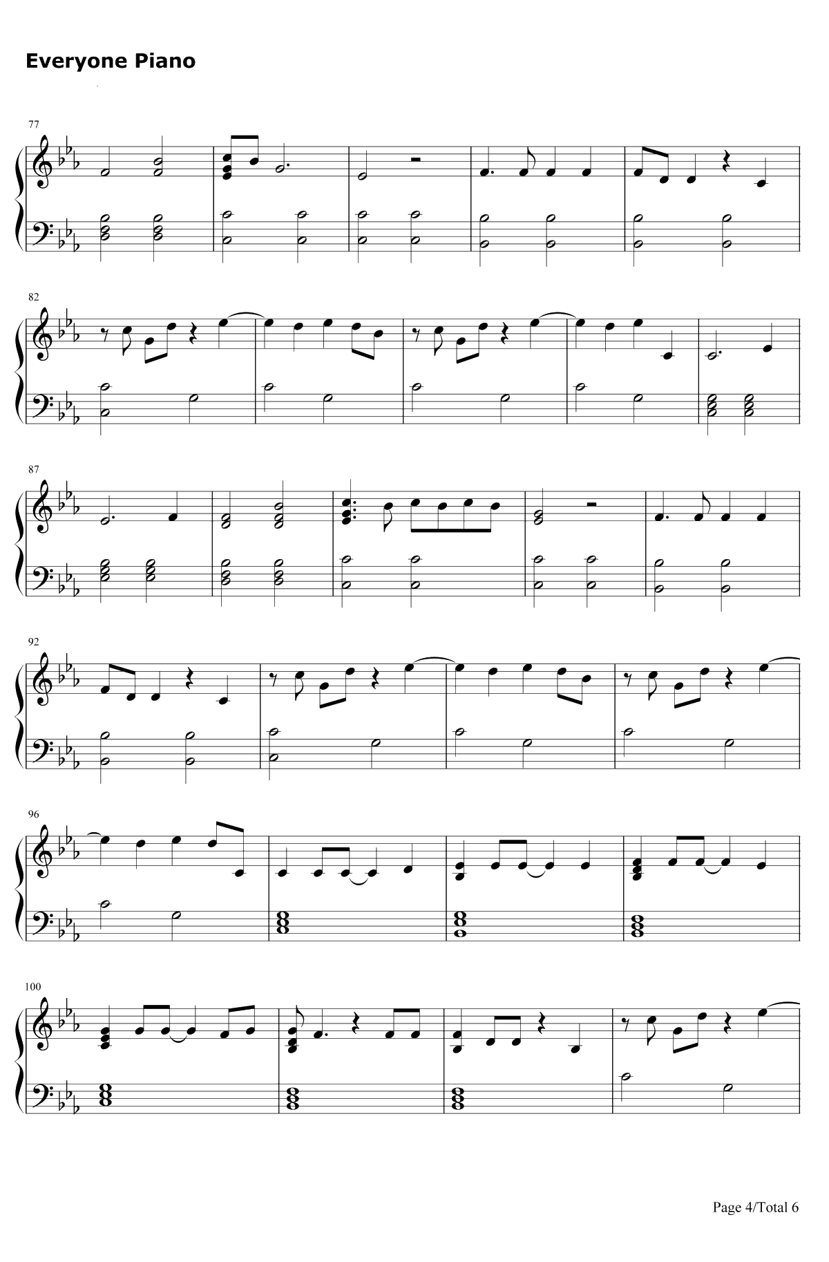 Jolene钢琴谱-MileyCyrus4