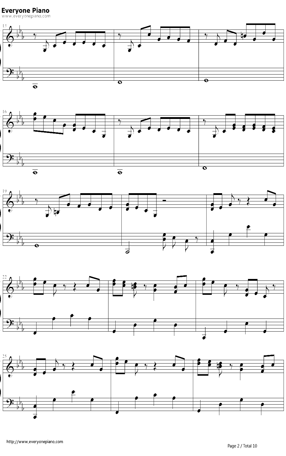 克罗地亚第三号狂想曲钢琴谱-ELLOCZ（SUPERELLOCZ）2