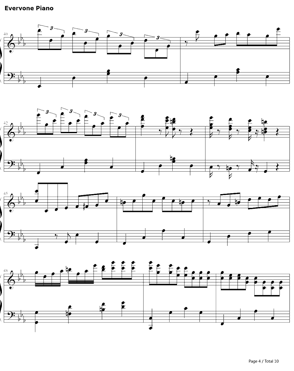 克罗地亚第三号狂想曲钢琴谱-ELLOCZ（SUPERELLOCZ）4