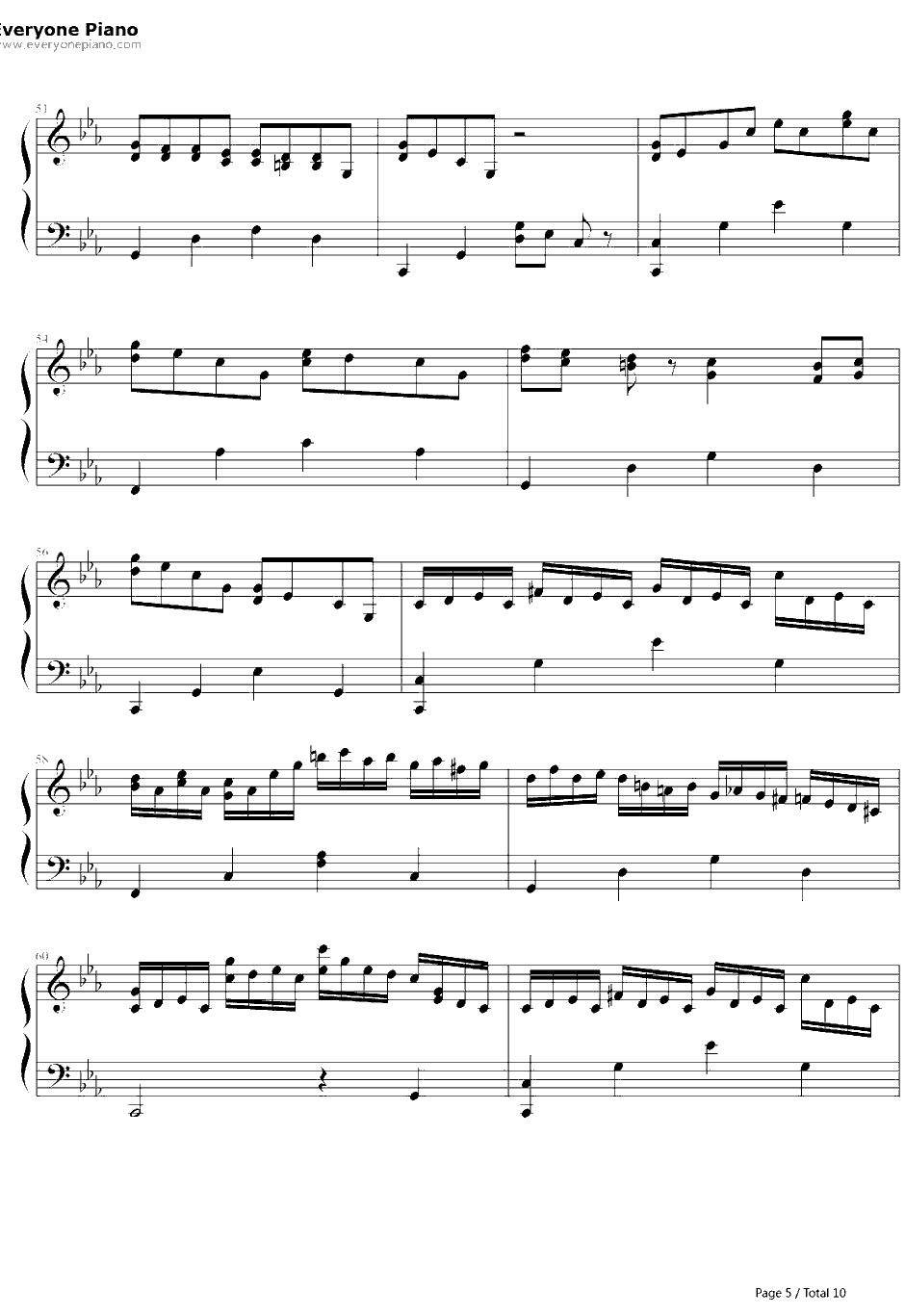 克罗地亚第三号狂想曲钢琴谱-ELLOCZ（SUPERELLOCZ）5