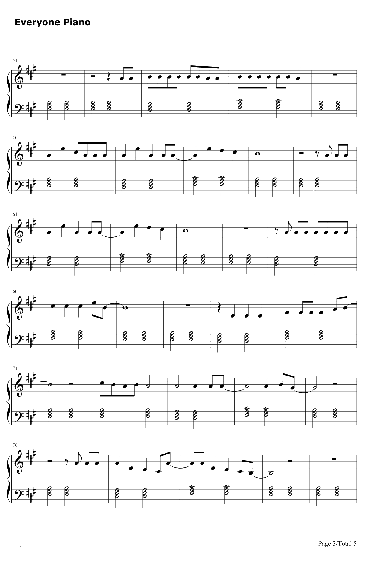 Change Your Life钢琴谱-LittleMix3