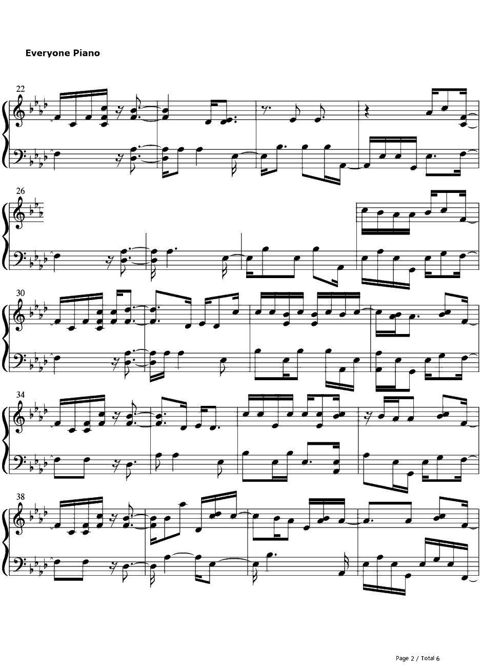 Drunk in Love钢琴谱-Beyonce2