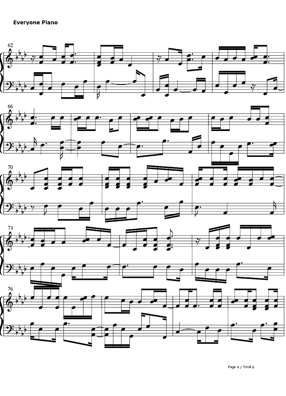 Drunk in Love钢琴谱-Beyonce4