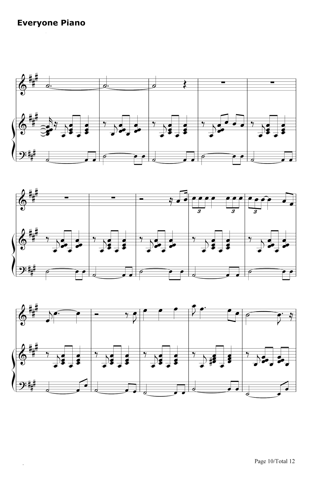 トイレの神様钢琴谱-植村花菜10