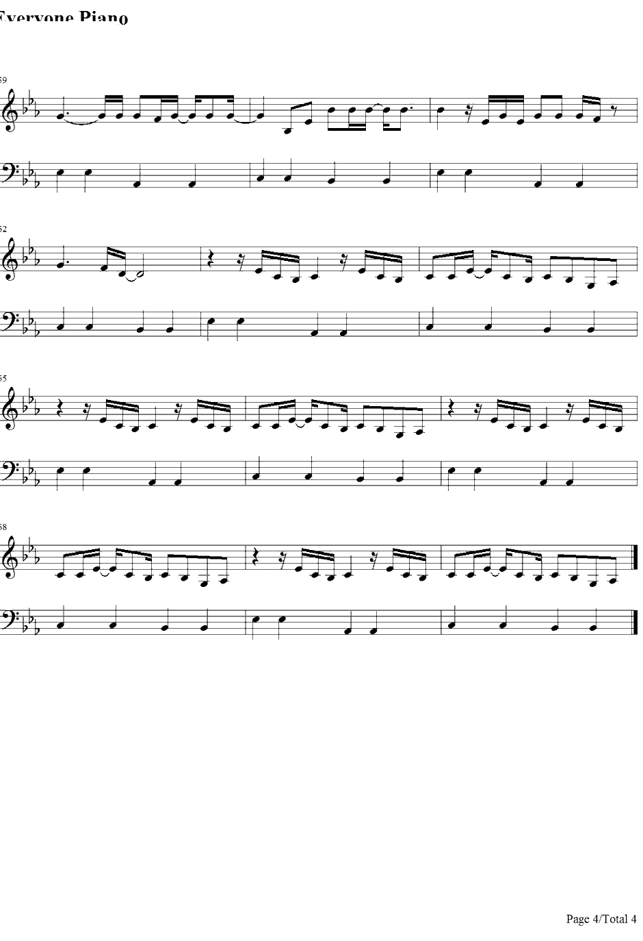 Perfume钢琴谱-BritneySpears-BritneySpears4