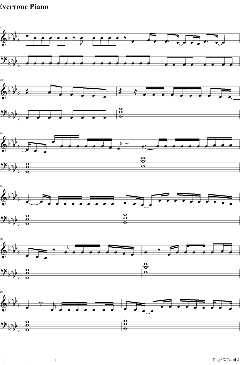 Instant Crush钢琴谱-DaftPunk3