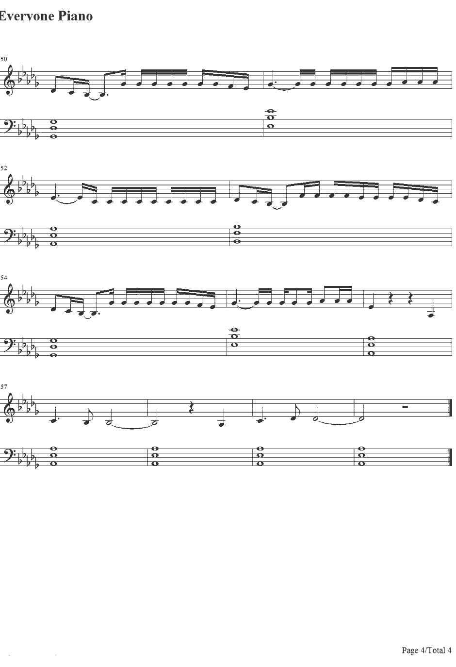 Instant Crush钢琴谱-DaftPunk4