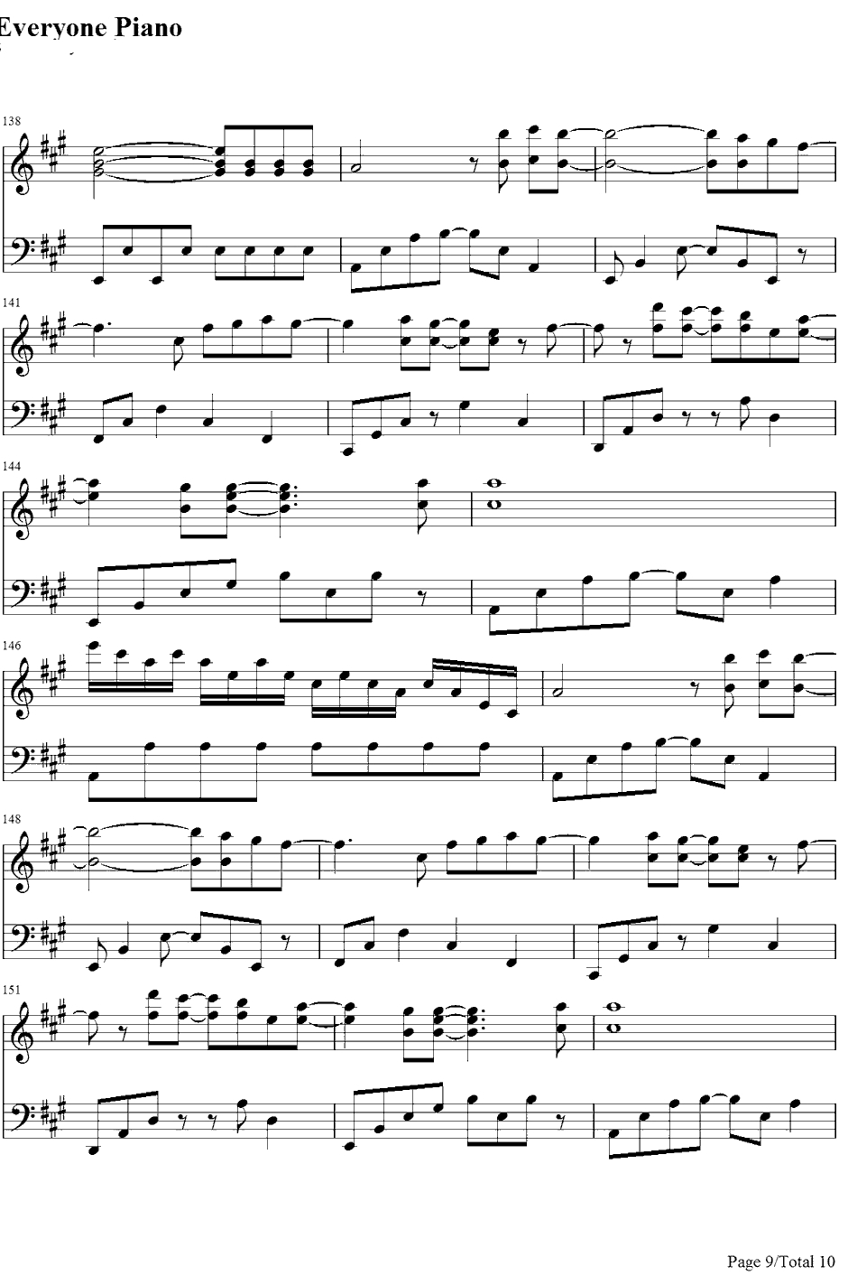 To Love You More钢琴谱-CelineDion-恋人よ〔恋人啊！〕主题曲9