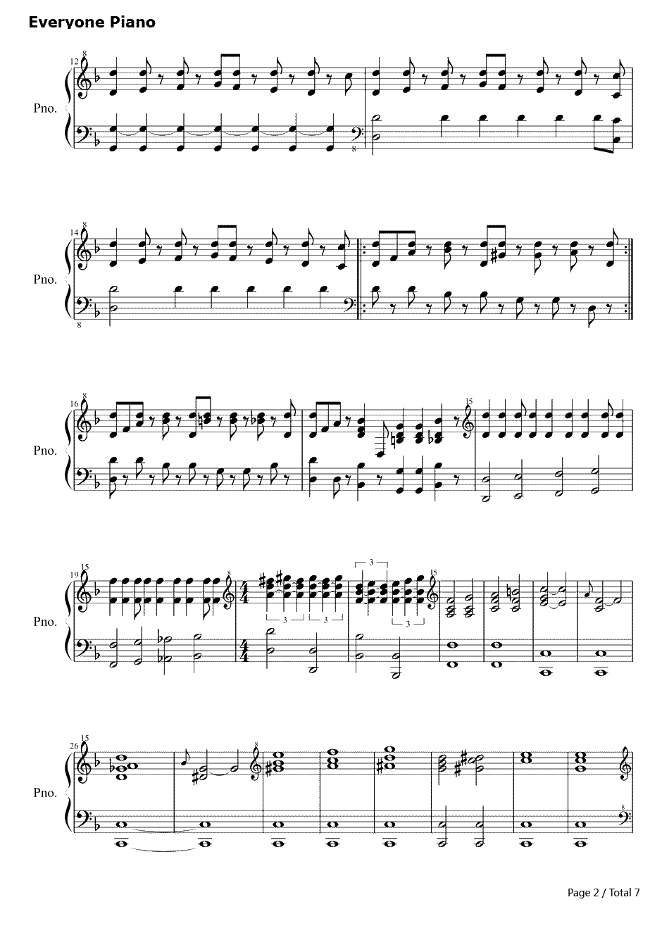 I Am The Doctor钢琴谱-MurrayGold-神秘博士（DoctorWho）原声2