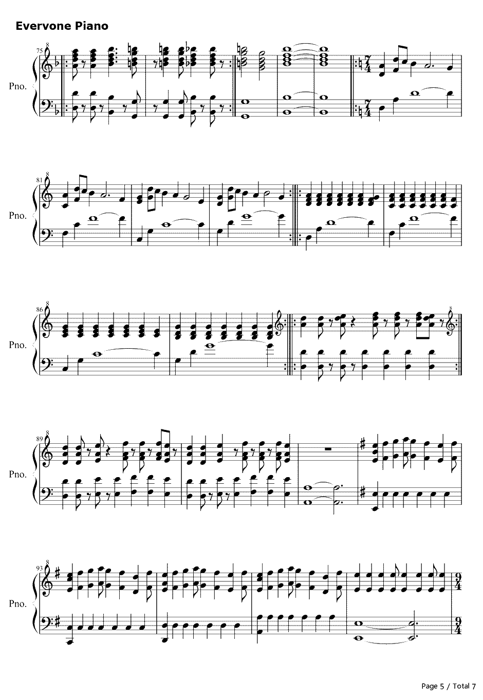 I Am The Doctor钢琴谱-MurrayGold-神秘博士（DoctorWho）原声5