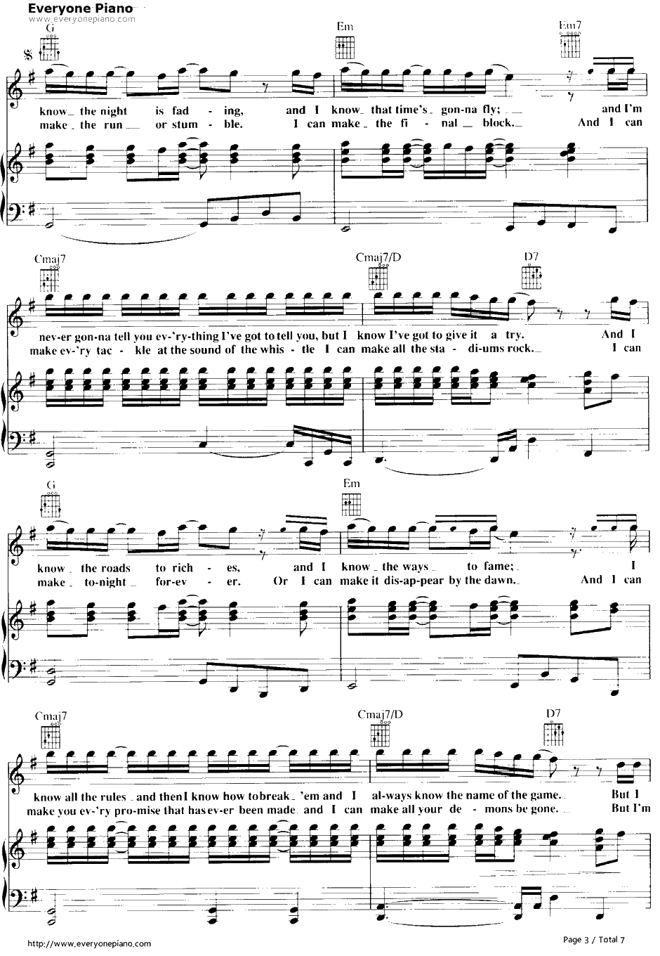 Making Love Out Of Nothing At All钢琴谱-AirSupply3