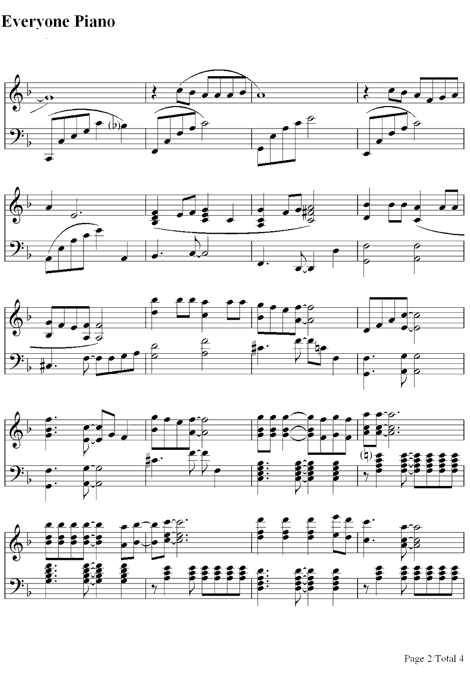 幸せな结末钢琴谱-大滝咏一-恋爱世纪主题曲2