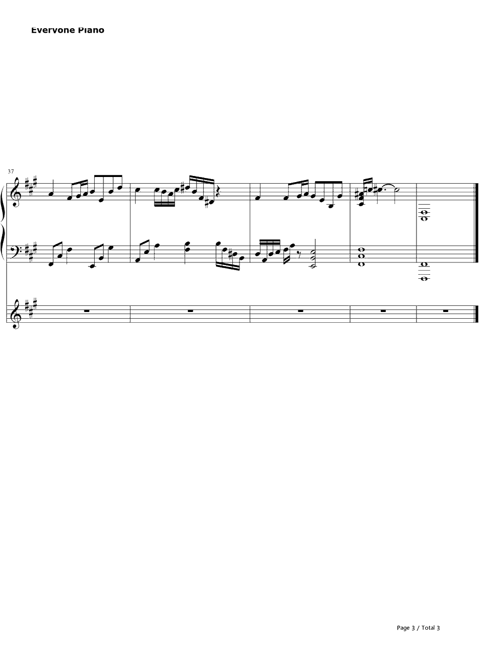 明日もし君が壊れても钢琴谱-Zard-游戏王片尾曲3