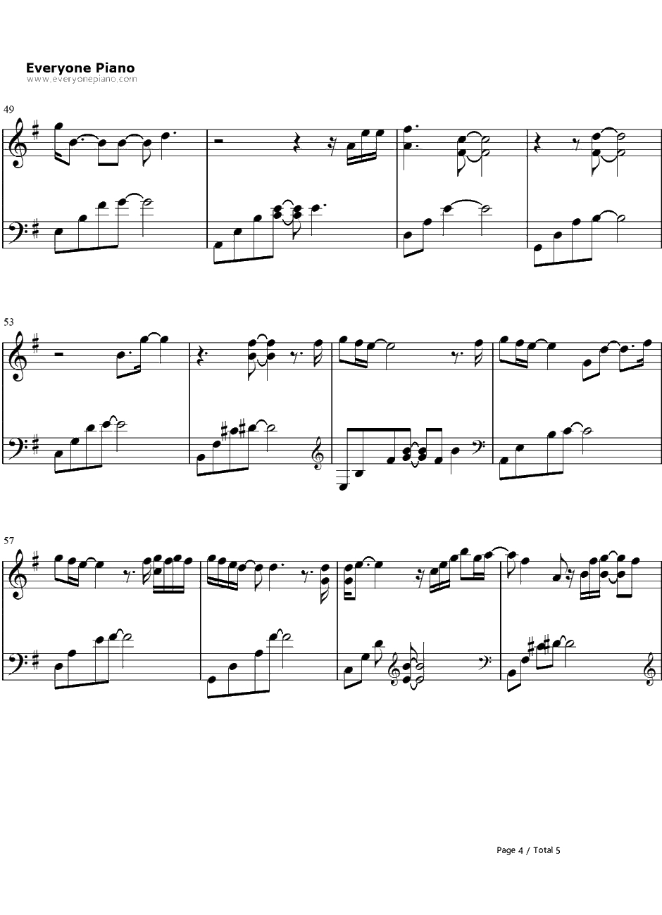 Thanks giving钢琴谱-GeorgeWinston4