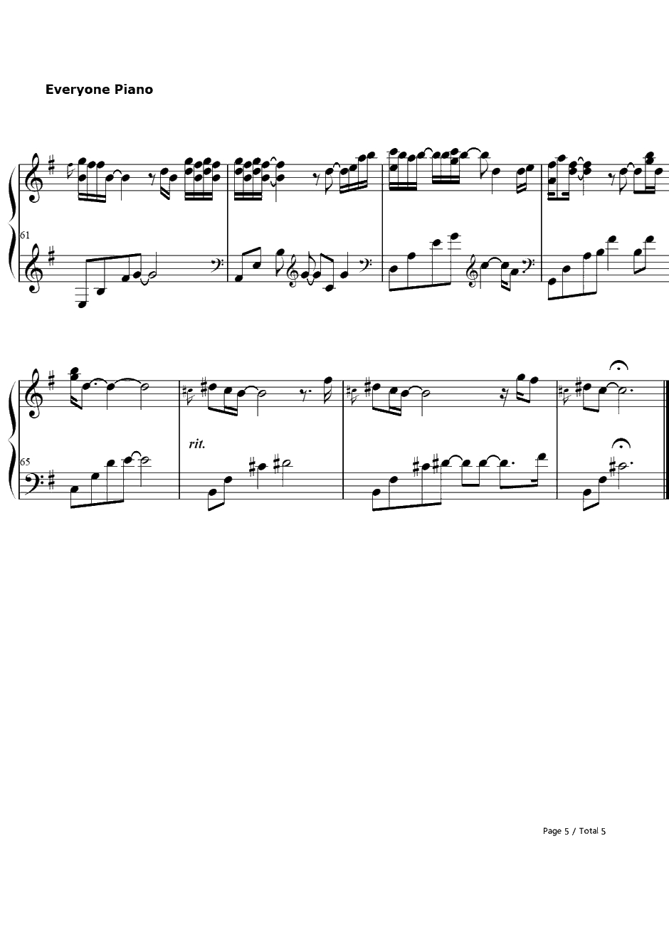 Thanks giving钢琴谱-GeorgeWinston5