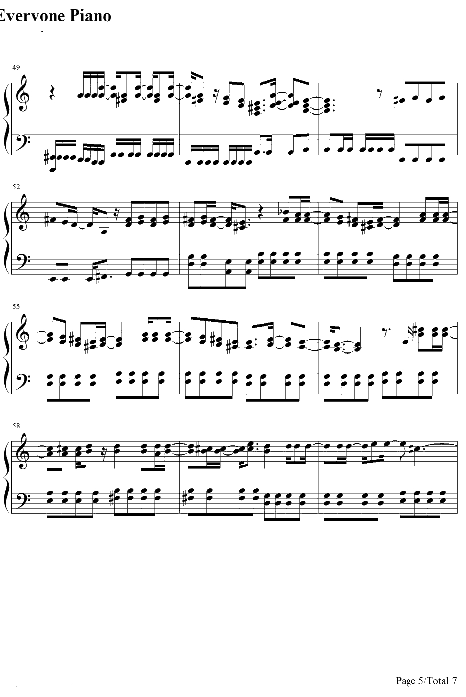 MyHappyEnding钢琴谱-AvrilLavigne5