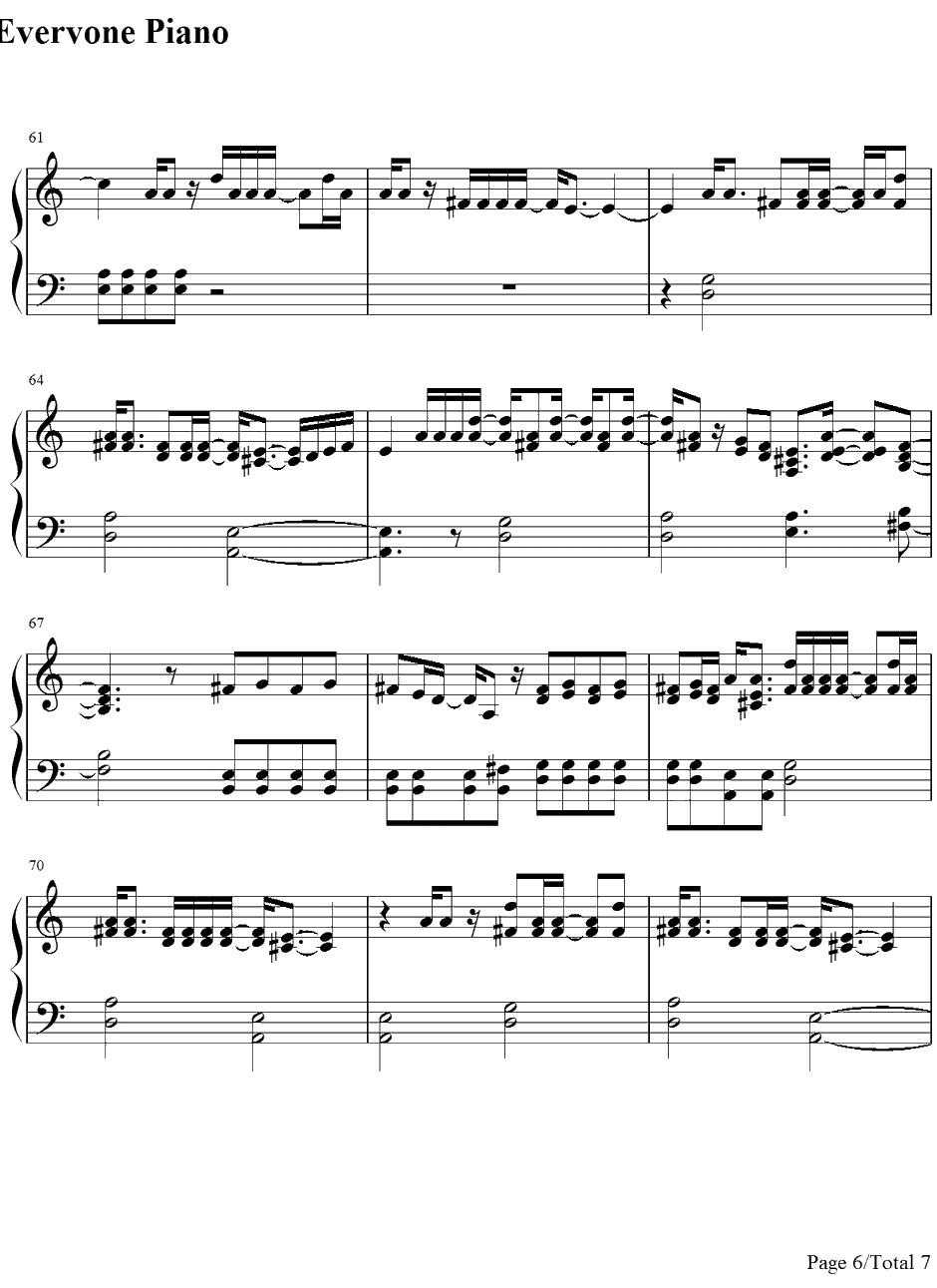 MyHappyEnding钢琴谱-AvrilLavigne6