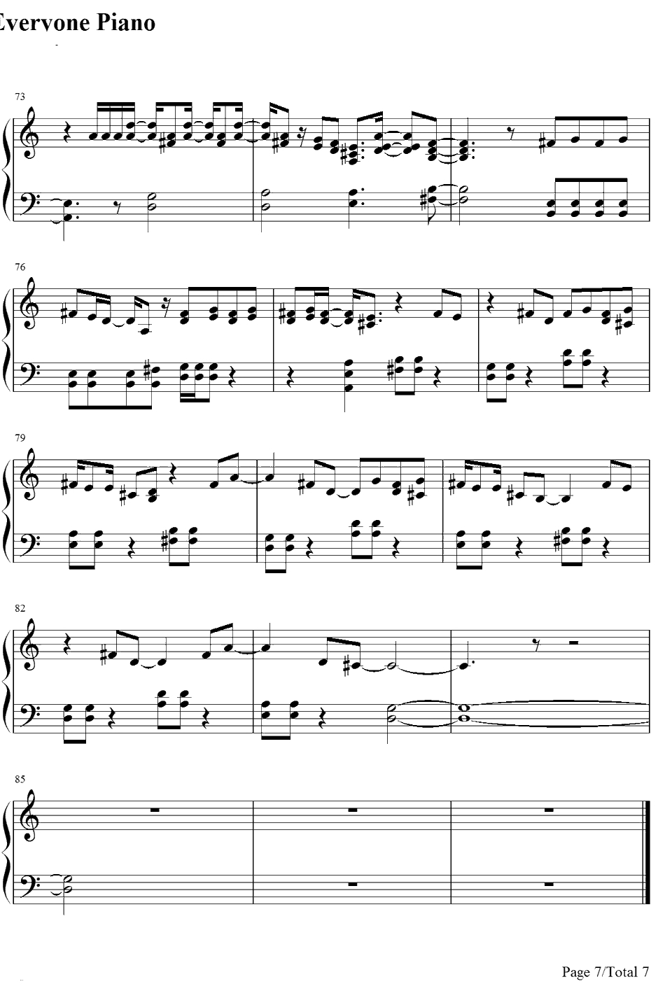 MyHappyEnding钢琴谱-AvrilLavigne7