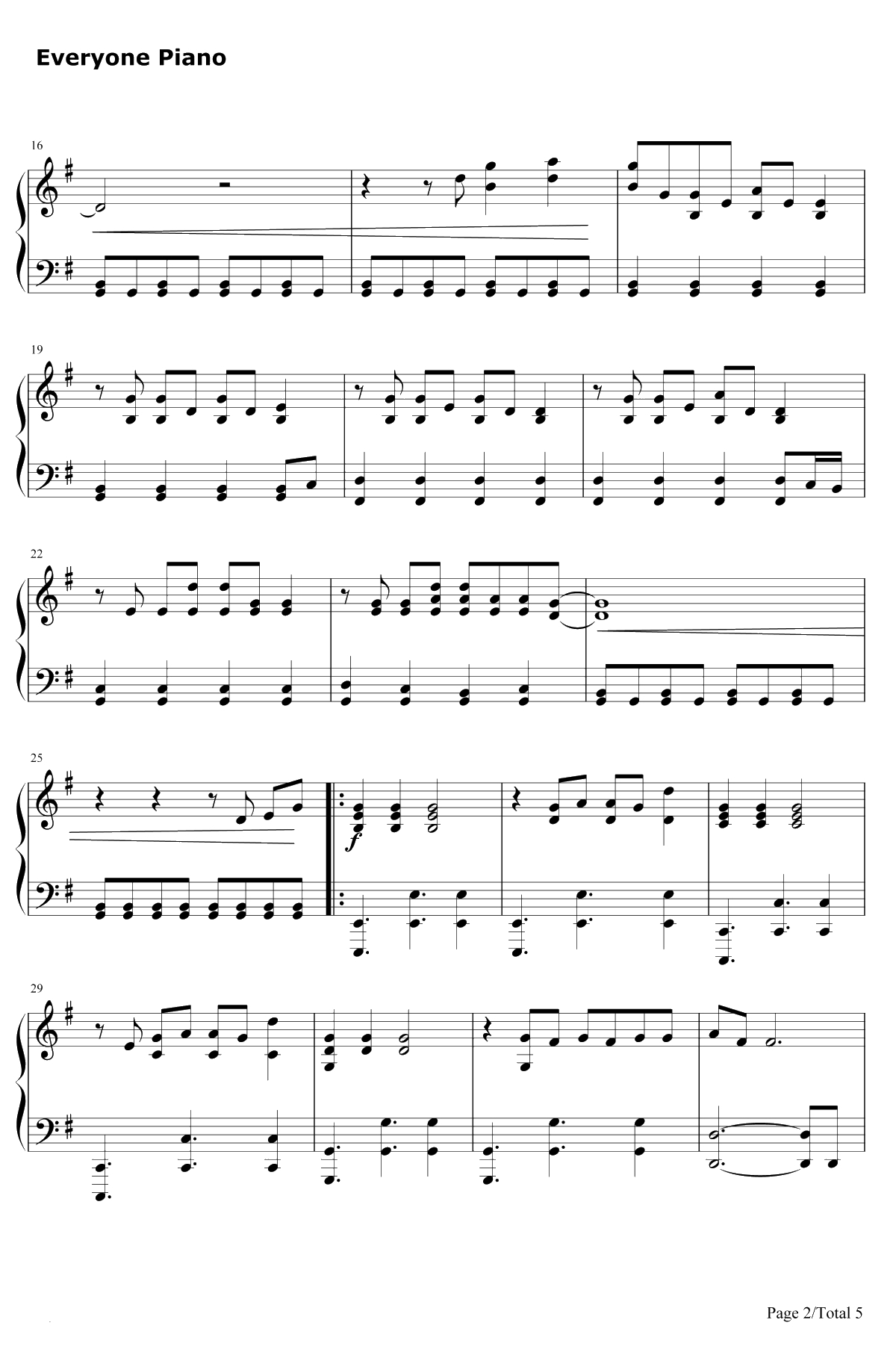 Wings钢琴谱-Birdy2