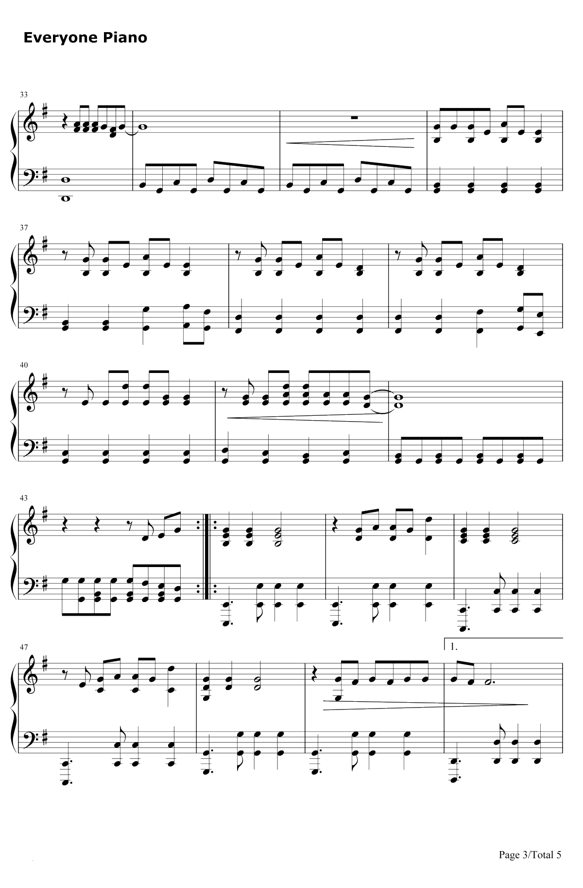 Wings钢琴谱-Birdy3