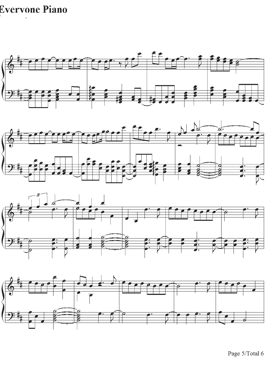 Flavor Of Life钢琴谱-宇多田光-花样男子2插入歌5