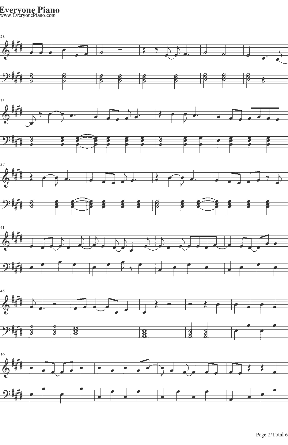 Alone Together钢琴谱-FallOutBoy2