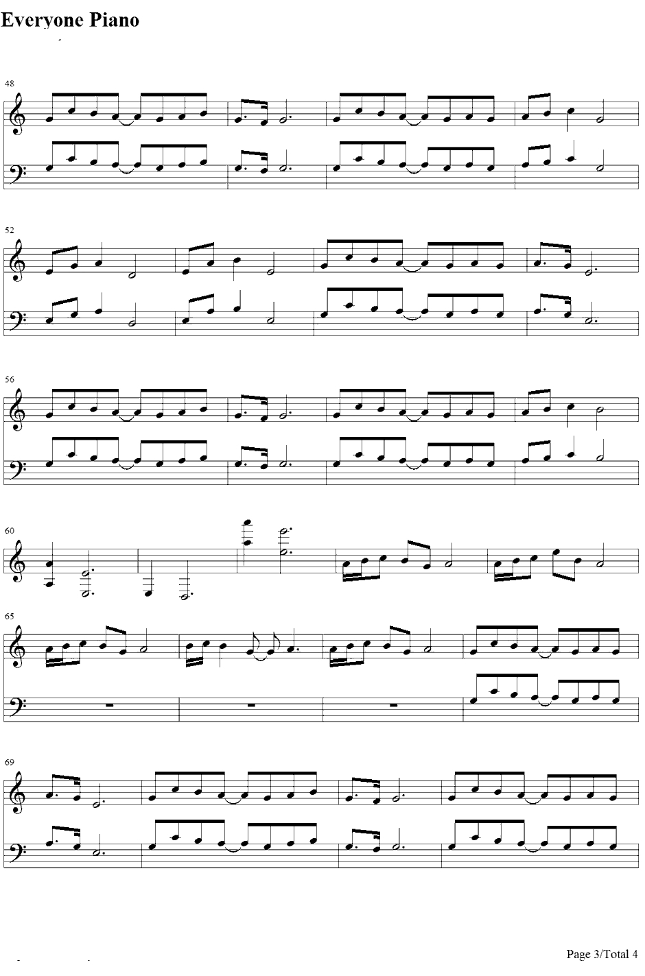 栄の活躍钢琴谱-松本晃彦-SakaeinAction-夏日大作战OST-サマーウォーズOST3