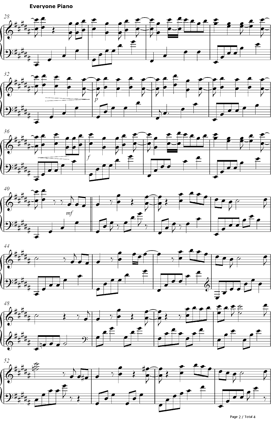 Lights钢琴谱-EllieGoulding2