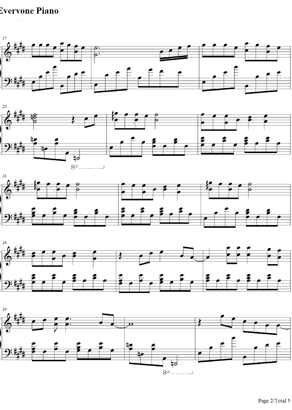 Take A Bow钢琴谱-Rihanna2