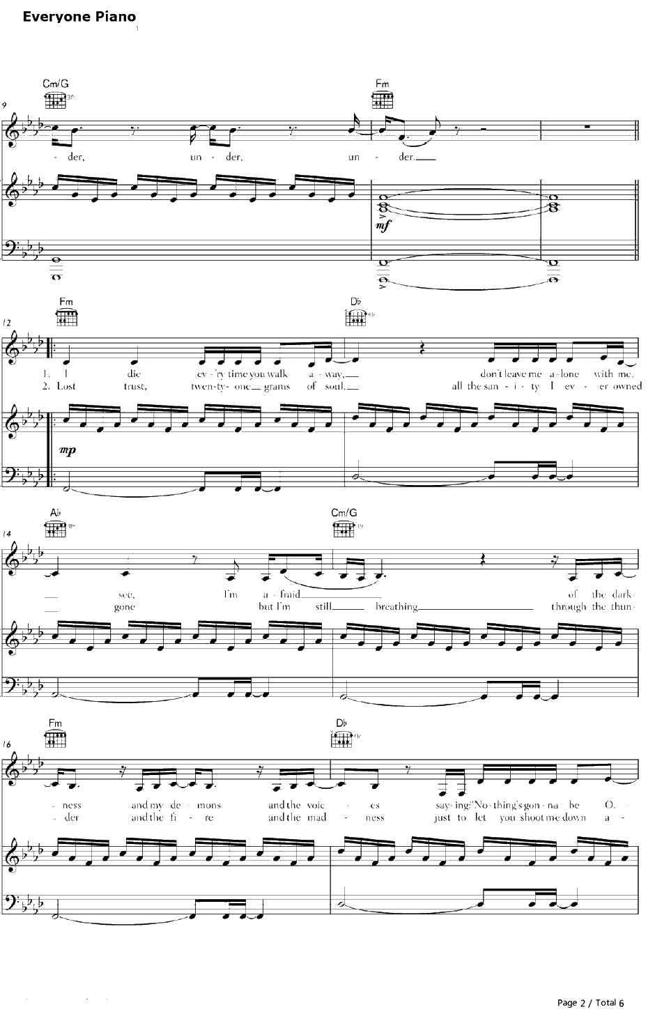 Under钢琴谱-AlexHepburn2