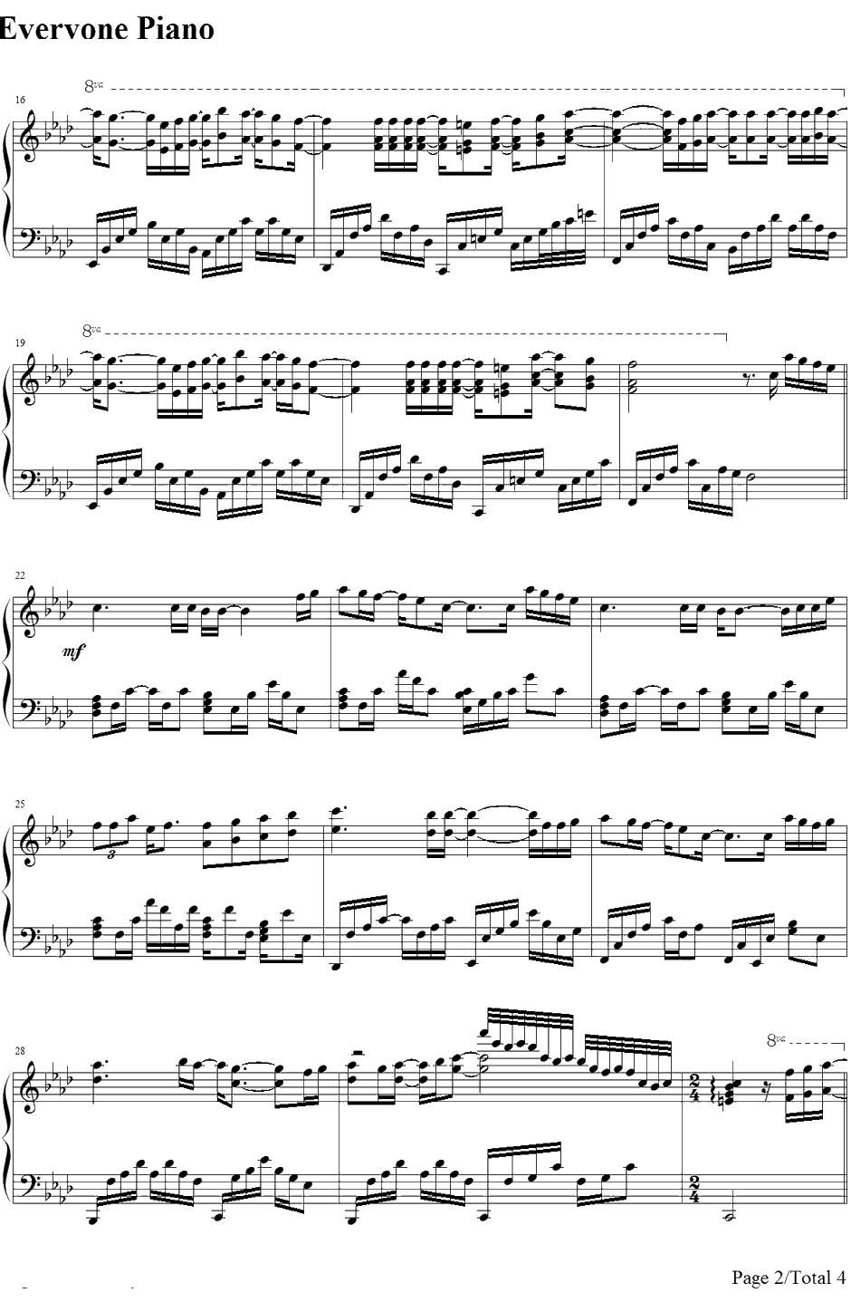 Soledad钢琴谱-西城男孩-Westlife2