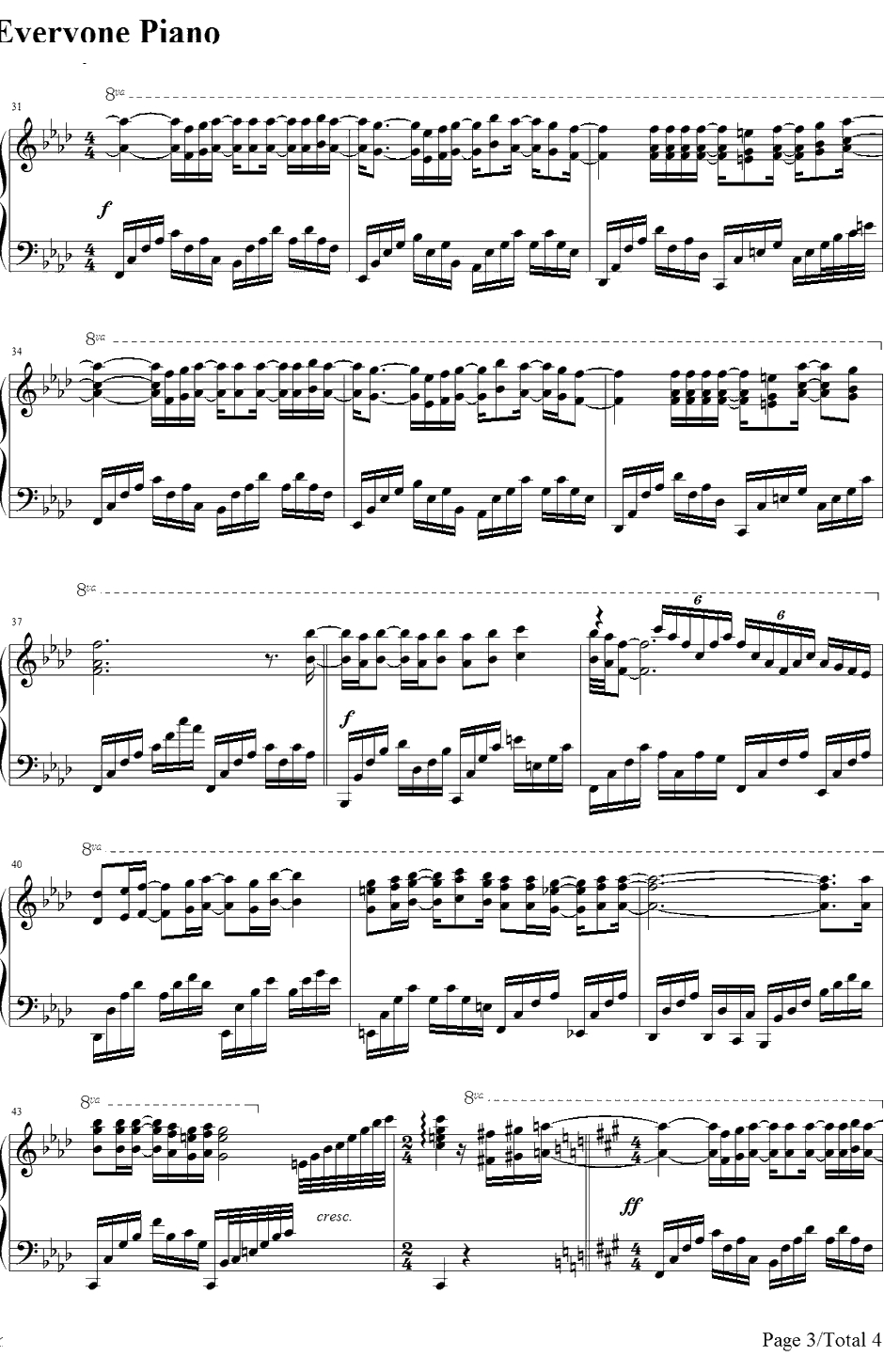 Soledad钢琴谱-西城男孩-Westlife3