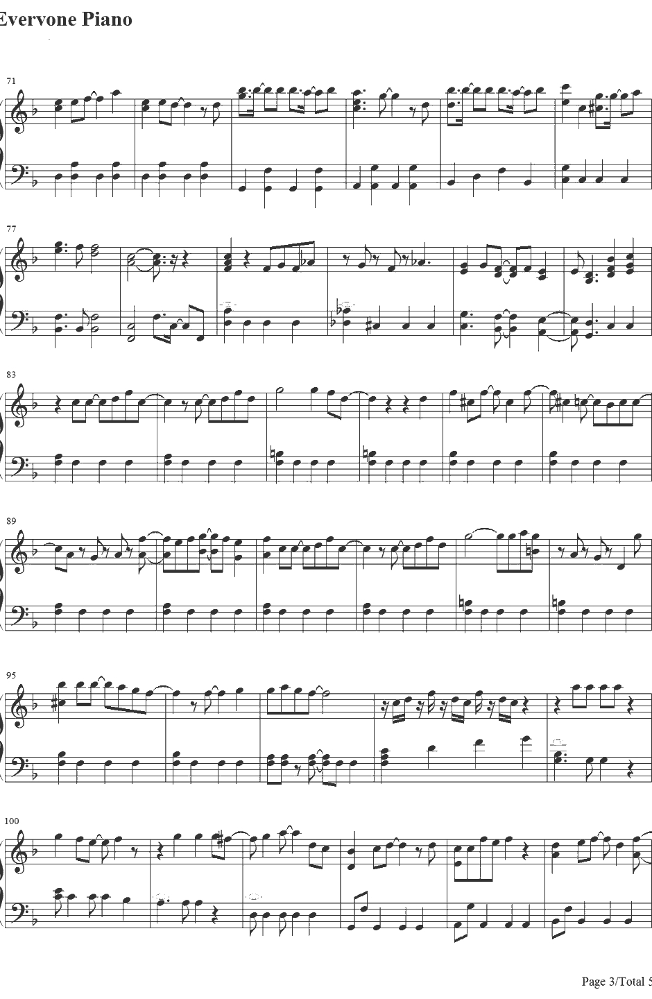 さよならクロール钢琴谱-AKB483