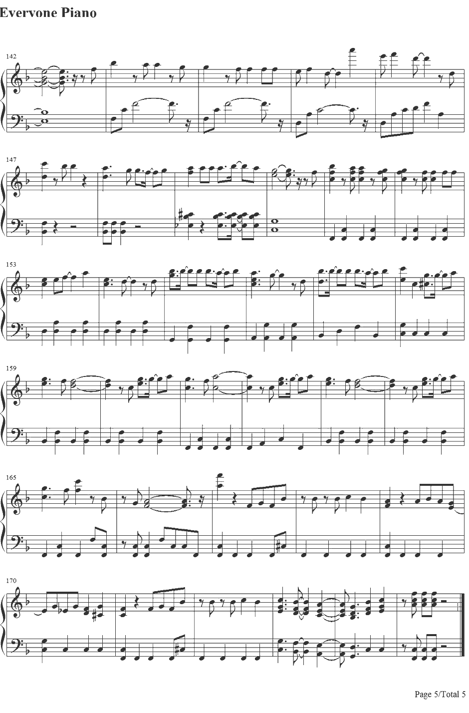 さよならクロール钢琴谱-AKB485