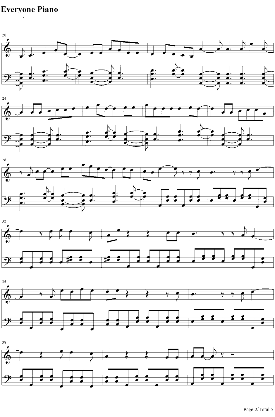 Riverside钢琴谱-AgnesObel2