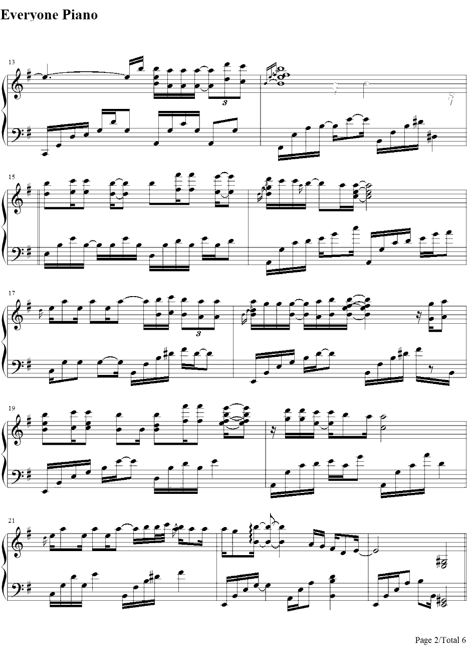 酒红色的心钢琴谱-玉置浩二-ワインレッドの心2