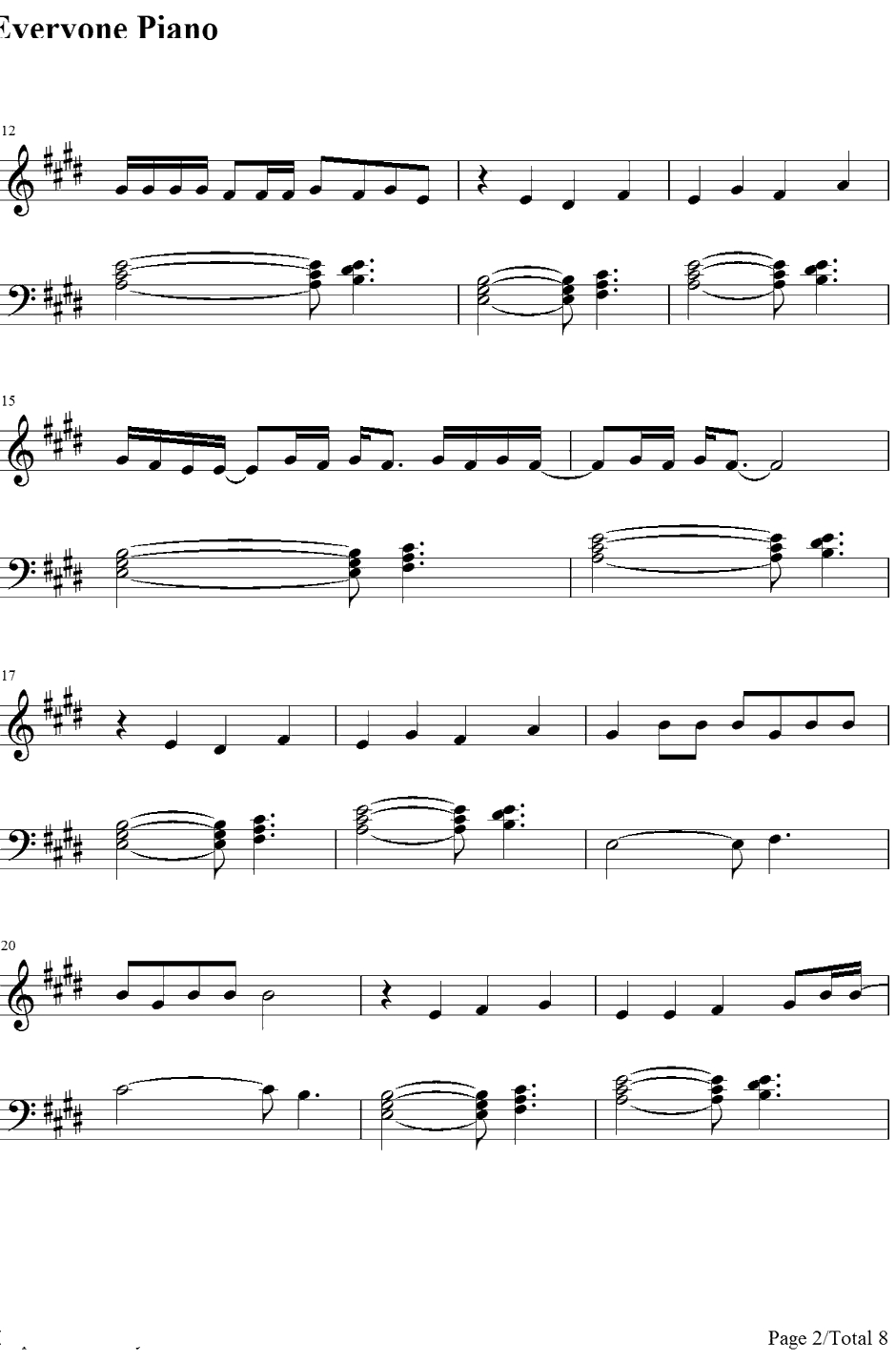 Cannonball钢琴谱-LeaMichele2