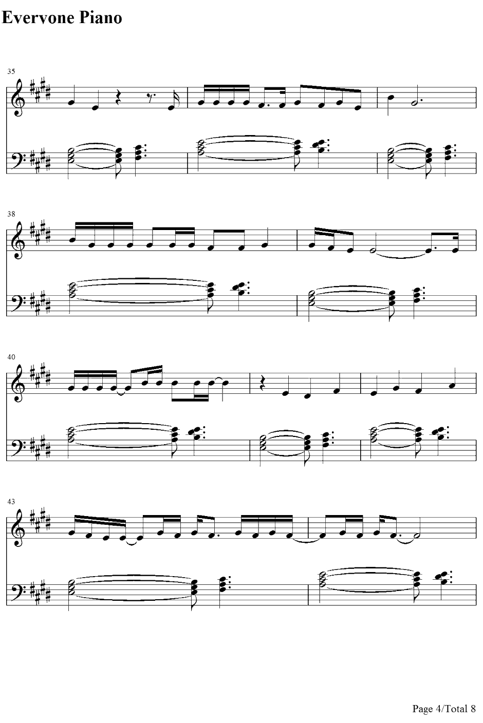 Cannonball钢琴谱-LeaMichele4