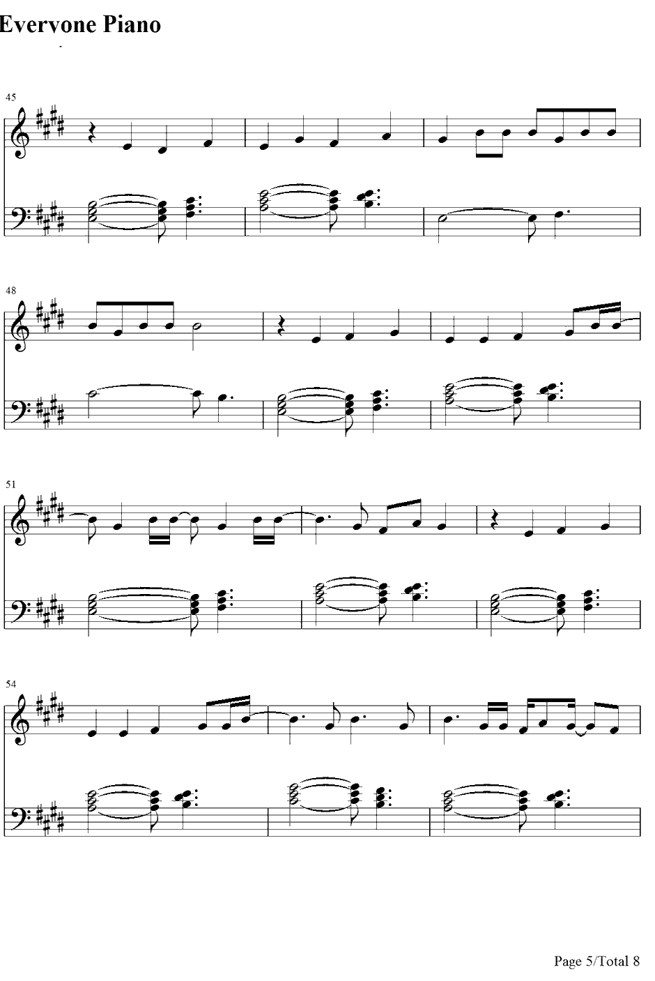 Cannonball钢琴谱-LeaMichele5