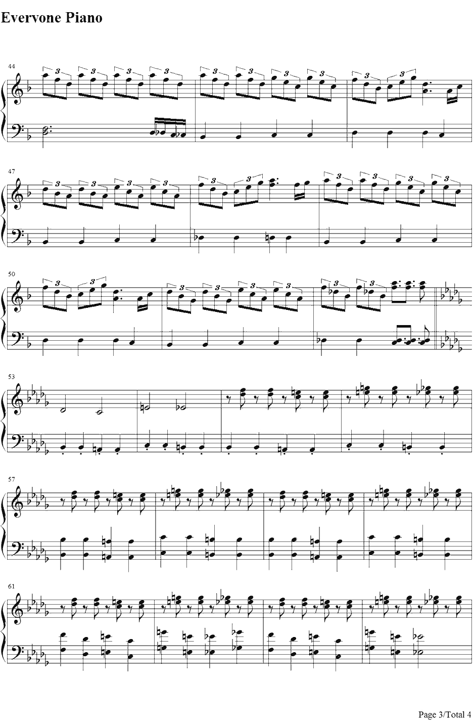 U.N.オーエンは彼女なのか？钢琴谱-东方Project-东方红魔乡3