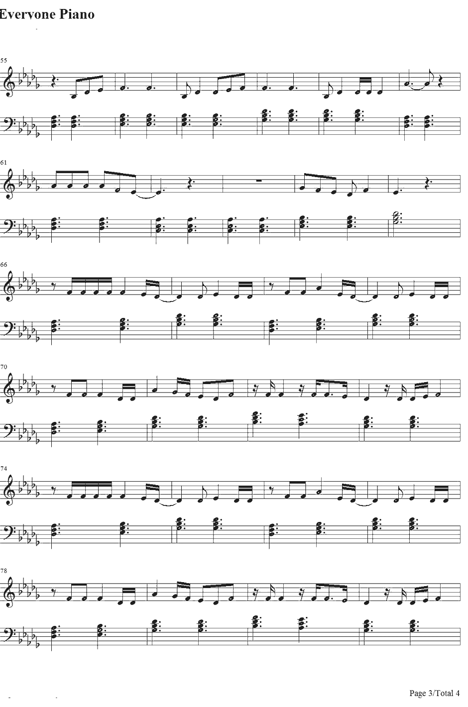 Give Me Love钢琴谱-EdSheeran3