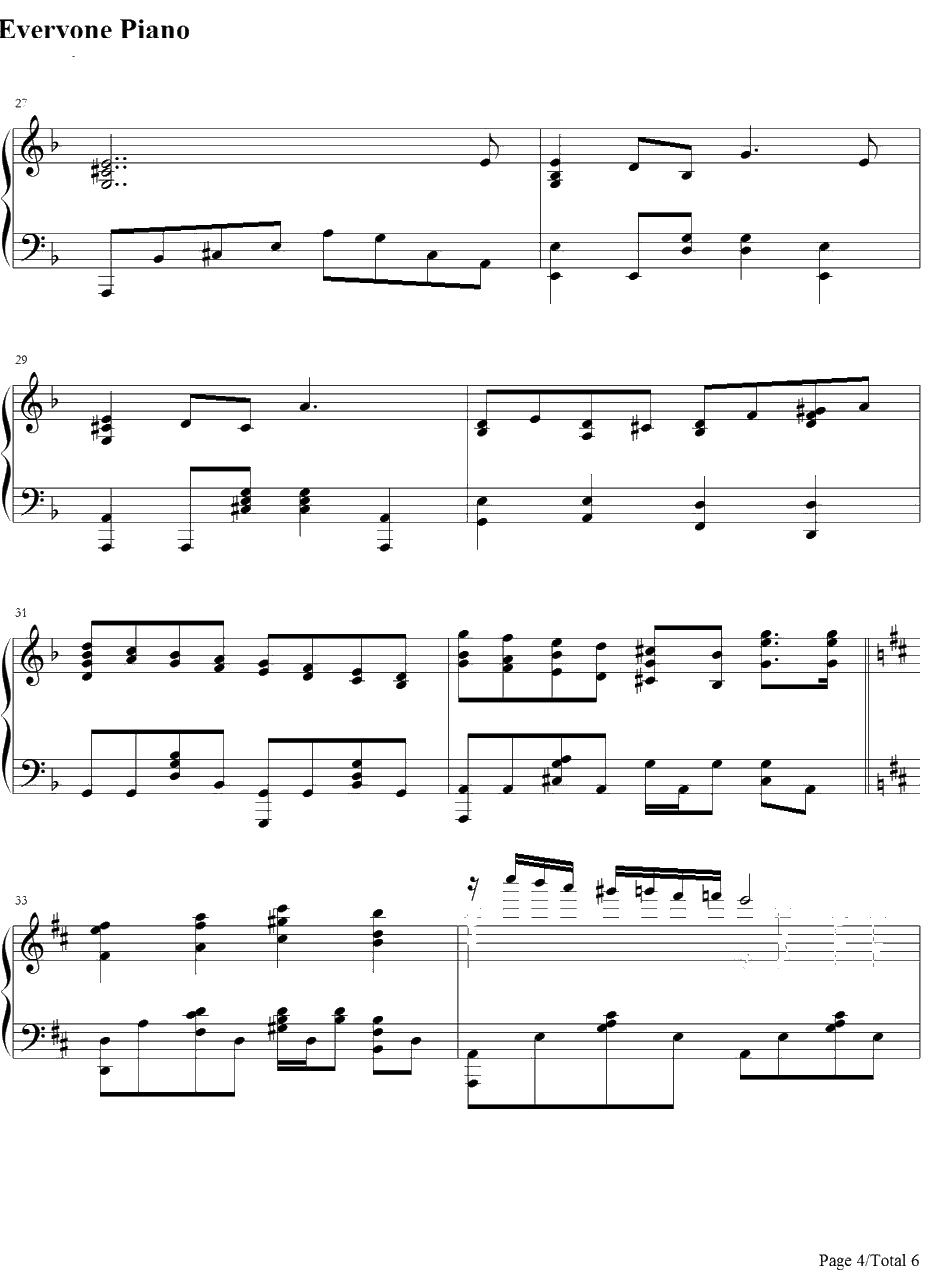 私の薔薇を喰みなさい钢琴谱-ALIPROJECT-薔薇少女OP4