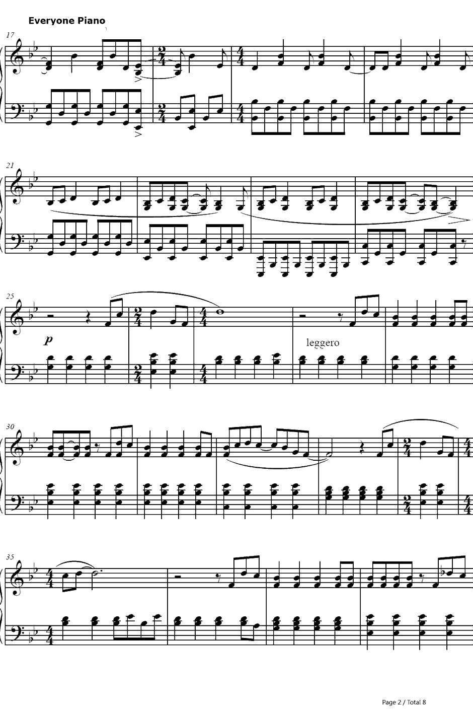 Charlie Brown钢琴谱-Coldplay2