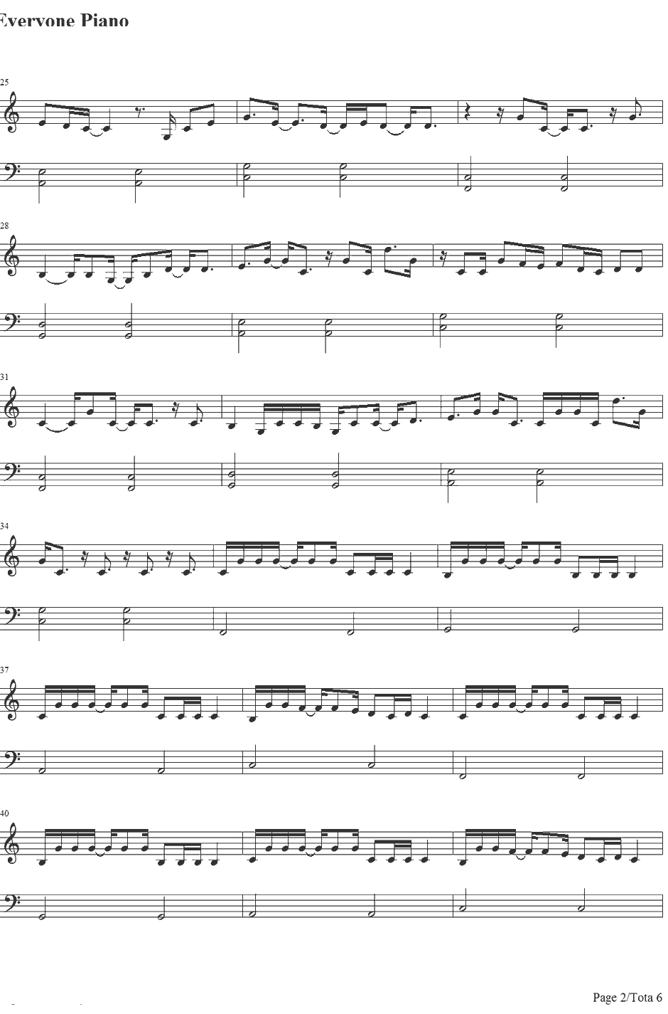 Forever钢琴谱-Haim2