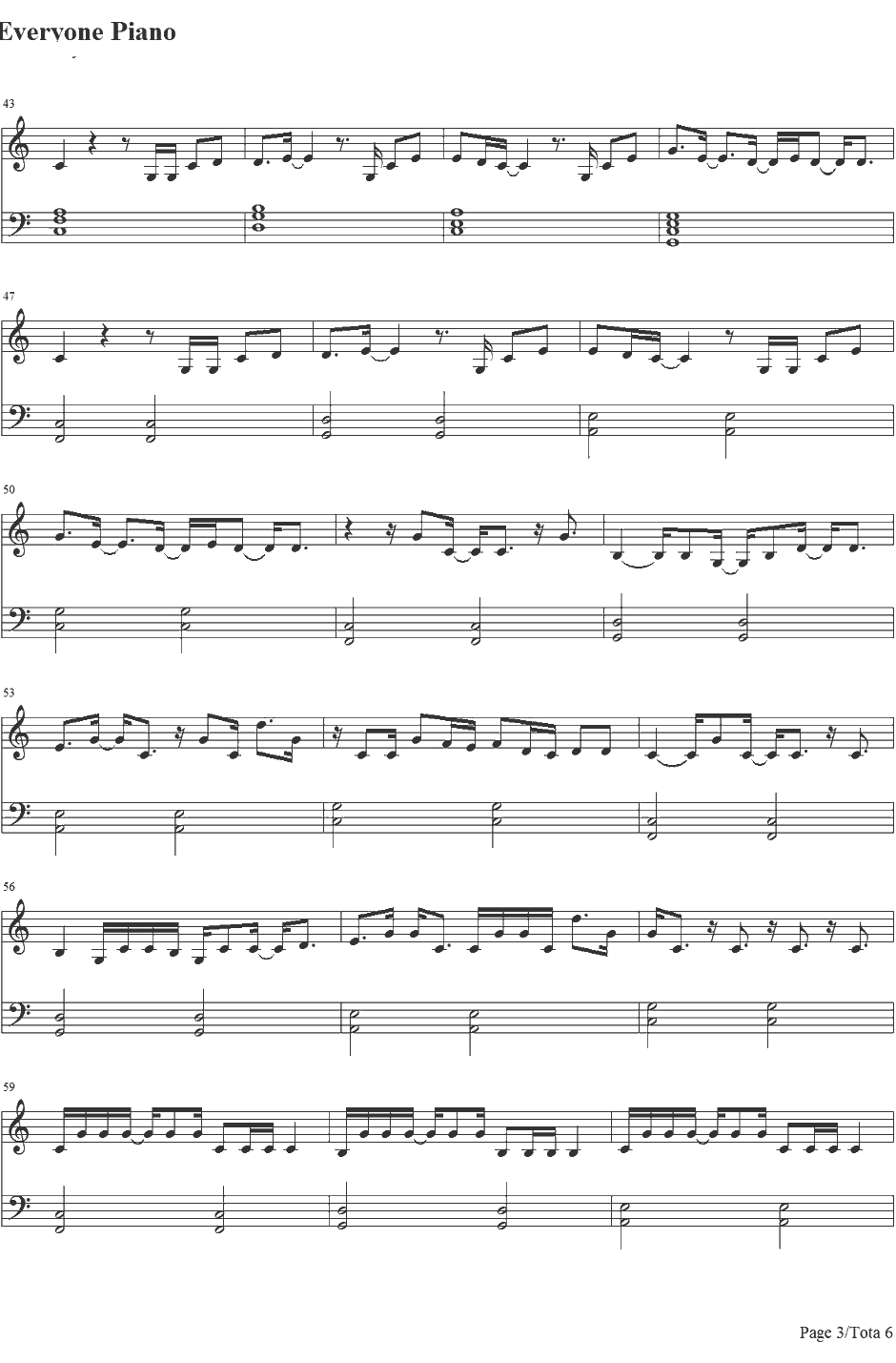 Forever钢琴谱-Haim3